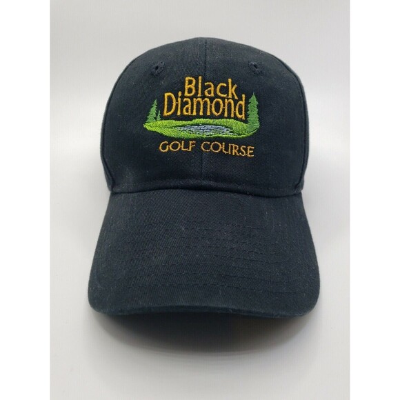 Black Diamond Golf Course Hat Cap Adjustable OTTO COLLECTION - Picture 2 of 10